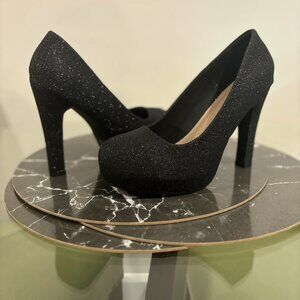 Black Glitter Pump (Torrid) Size 10.5